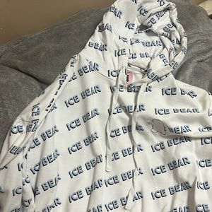 Boxy fit Ice bear hoodie